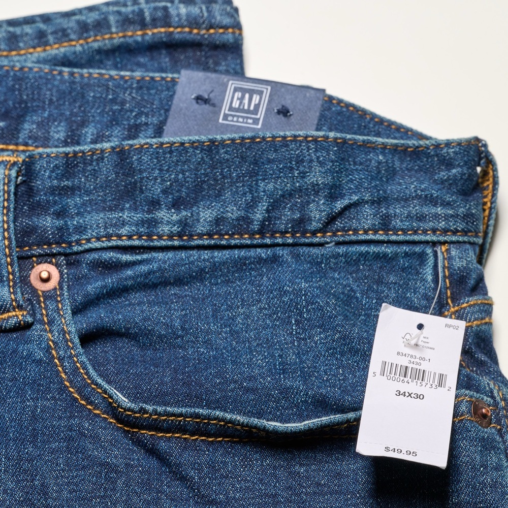 Gap straight gapflex 34x30 demin pants - Picture 9 of 9
